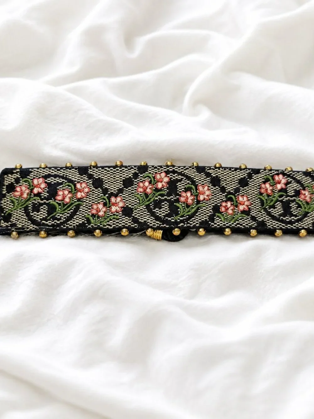 NWT Tory Burch T-Monogram Floral Bracelet
